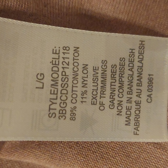 Denver Hayes cardigan, size L, 89% cotton, 11% nylon, Made in Bangladesh - Picture 6 of 7